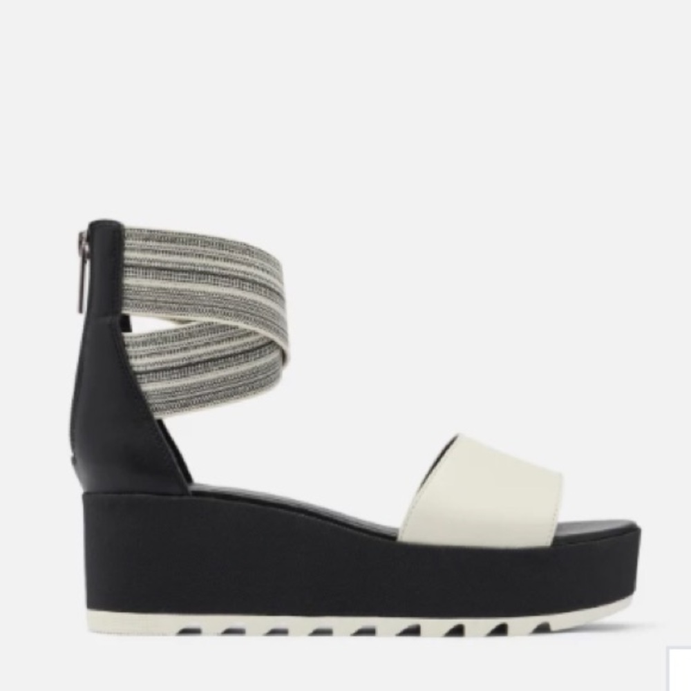 Sorel WOMEN'S CAMERON™ FLATFORM ANKLE STRAP WEDGE SANDAL sz 6.5 - Picture 8 of 13